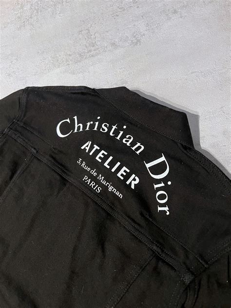 t shirt atelier dior|christian dior atelier denim jacket.